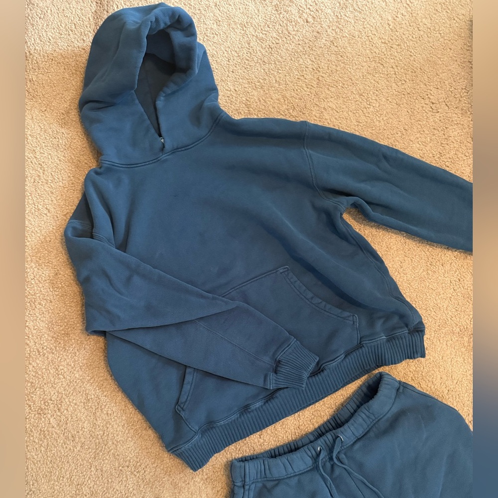 Elwood Blue Hoodie. Size M